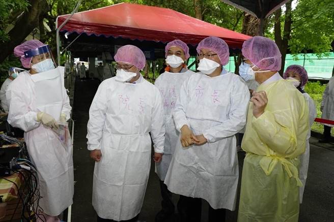 台大医院是防疫战略预备队，柯P：疫情有需要再增量能。（台北市政府提供／张立勋台北传真）