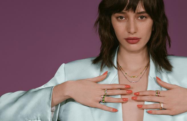 GUCCI全新登场的GUCCI LINK TO LOVE珠宝形象照，充满復古怀旧氛围。（GUCCI提供）
