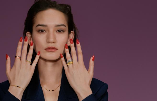 GUCCI主打GUCCI LINK TO LOVE珠宝，是款风格中性且百搭的珠宝。（GUCCI提供）