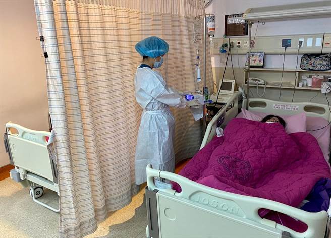 成大醫院將產房改為確診專責病房。(成大醫院提供／曹婷婷台南傳真)