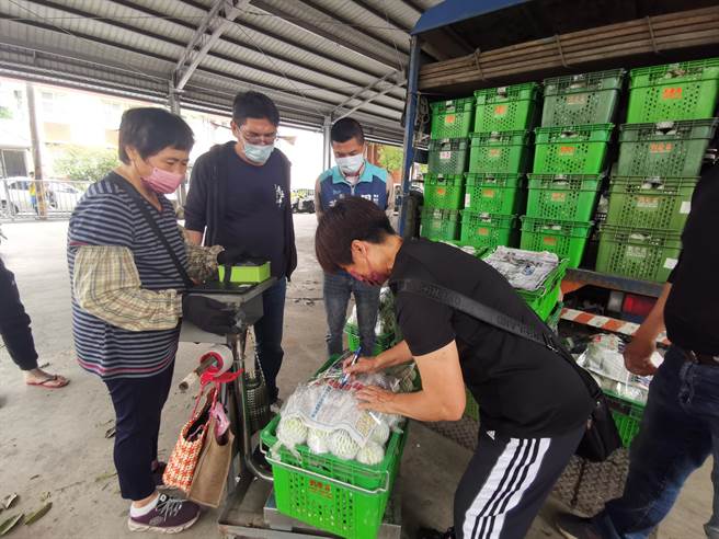 台南农产运销公司玉井场主要营收来自过磅费。（刘秀芬摄）