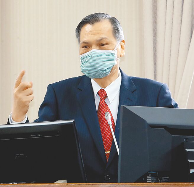 国安局局长陈明通。（刘宗龙摄）