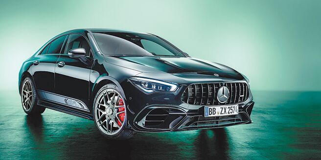 Mercedes-AMG CLA 45 S 4MATIC Edition 55周年纪念版，售价394.3万元起。（Mercedes-Benz提供）
