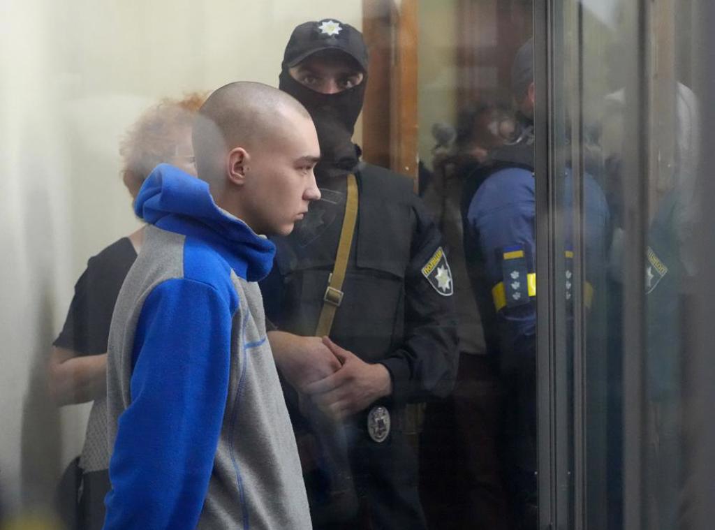 21岁的俄军战俘希希马林，成了乌克兰认定的第1个战犯。(图/美联社)(photo:ChinaTimes)
