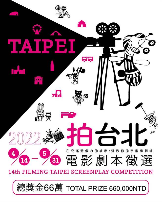 第十四届「拍台北」电影剧本徵选中。（台北市电影委员会提供）