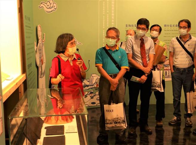 5月18日是国际博物馆日，也是国中会考前夕，客委会特在六堆客家文化园区推出「文青雁行-六堆文教与三进士」特展。（谢佳潾摄）