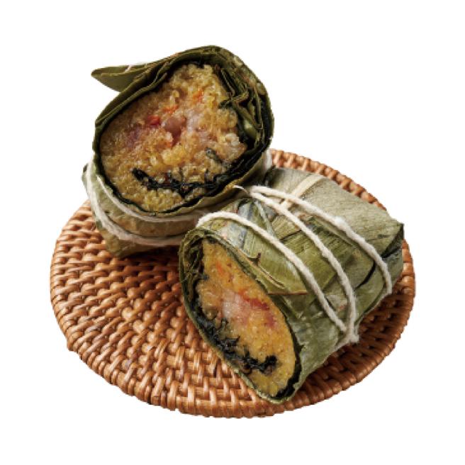 大叶高岛屋的JASONS超市「粨发粨粽养生小米粽」，原价449元，5入特价439元。（大叶高岛屋提供）