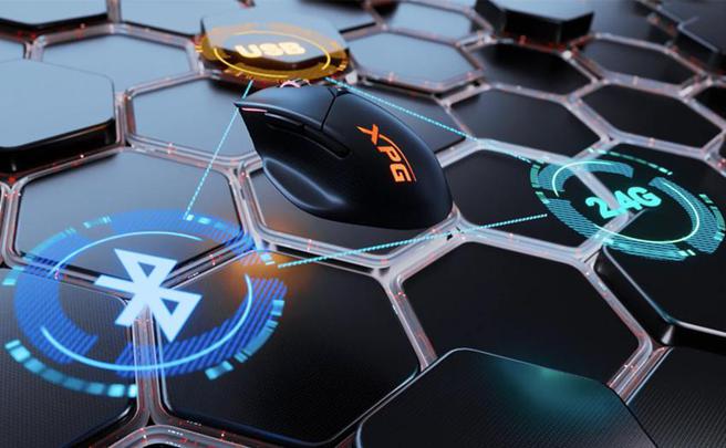 （威刚XPG ALPHA无线电竞滑鼠正式上市，荣获国际红点设计大奖。图／业者提供）