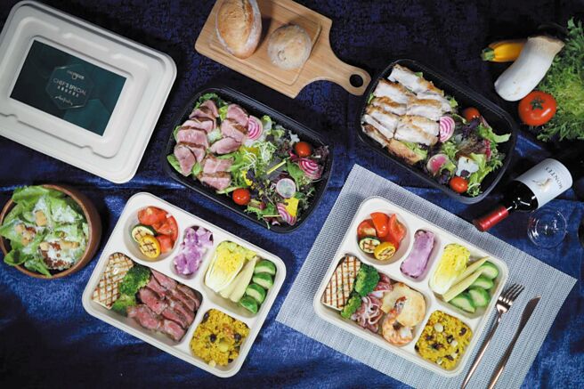 抢攻宅食经济，台中长荣桂冠酒店推出全新口味的法式餐盒抢市！图／台中长荣提供