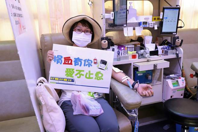 中捷公司去年首度举办捐血活动，获得民眾响应。。（中捷公司提供／谢琼云台中传真）