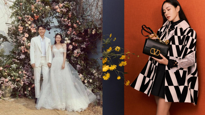 孙艺真和玄彬因拍摄《爱的迫降》结缘，已于5月在江南区户政事务所登记结婚。(图/玄彬 IG、孙艺真 IG)