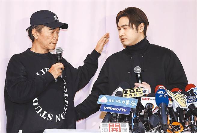 鹿希派(右)夜店呼麻案，高检署驳回再议缓起诉确定。(本报资料照)