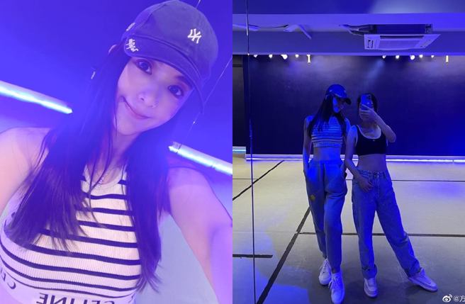 方媛身材依舊纖細。(圖／取自微博)