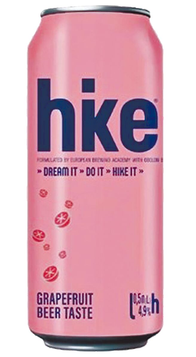 家樂福烏克蘭嗨克啤酒水果葡萄柚，70元。（家樂福提供）飲酒過量 有害健康