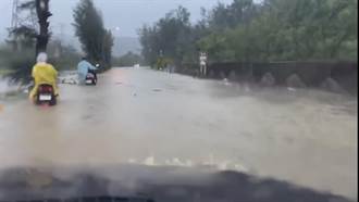 「類颱風」豪雨狂炸恆春半島 3小時雨量破200毫米