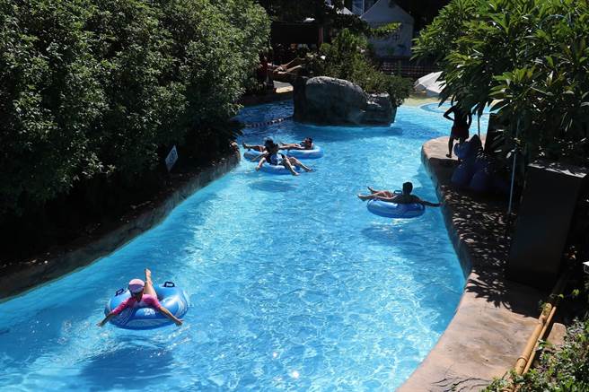 丽宝乐园探索世界、马拉湾与天空之梦摩天轮3个场域设施，将于23日起休园3天。（丽宝乐园渡假区提供）