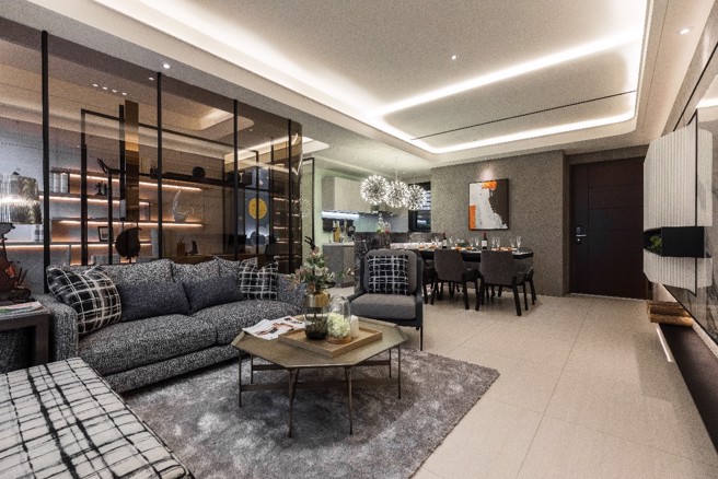 双北小三房价格可入主福乡心匯四房，再享有双车位，成为最吸引轻移民的优点。(图/业者提供)