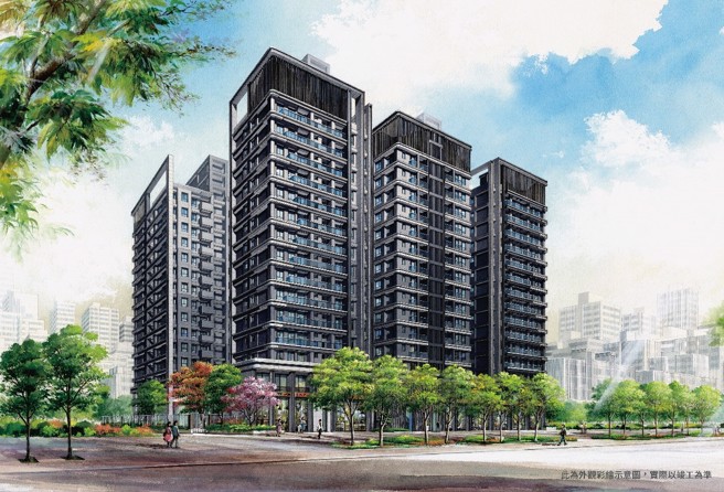 福乡建筑深耕桃园多年，看中小桧溪重划区宜居特性，打造注重养生的健康宅。(图/业者提供)