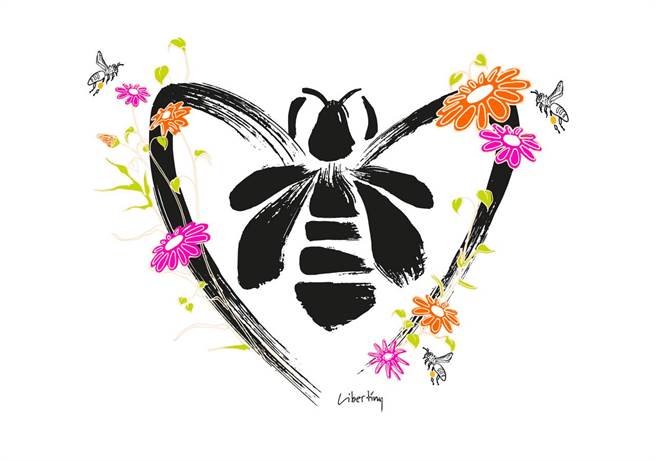 嬌蘭 2022世界蜜蜂日主視覺。（嬌蘭提供）