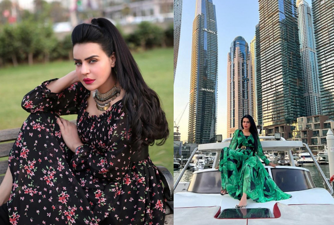 巴基斯坦千万正妹网红诺辛（Nosheen Syed）。(图/ 摘自Nosheen Syed IG)