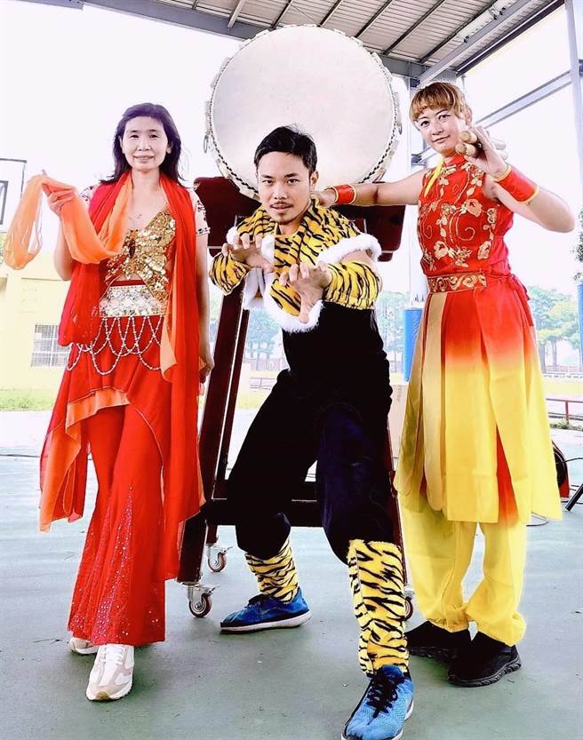 排练多时的「菜寮百年部落起大庙」儿童鼓乐音乐剧，宣布取消演出，改成线上播出。（林韵慈提供／刘秀芬台南传真）