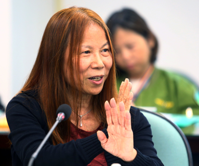 中研院生医所研究员何美乡。（陈信翰摄）