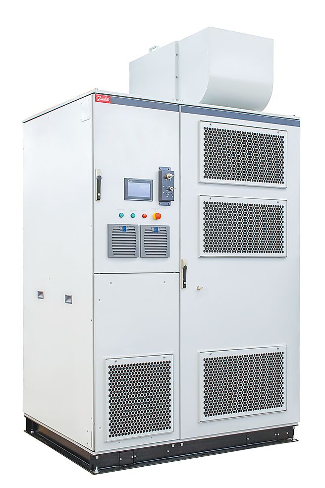 VACON 1000变频器结构紧凑、谐波辐射低、运行效率高。图／丹佛斯提供