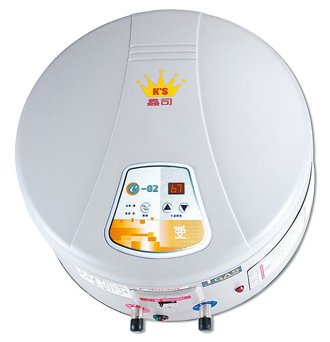 鑫司「浴的小精灵」数位定温快速式电热水器是现代小坪数住家浴室的好搭檔。图／鑫司提供