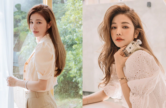 许路儿520发布动态与女友人吃饭，欢庆佳节。（图／许路儿facebook）