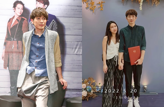 萧闳仁昨登记结婚。（图／中时资料照片；萧闳仁提供）