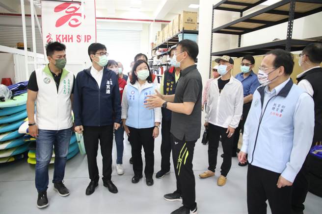 莲潭水域中心成为北高雄运动、休憩、训练的综合场地。（高市运发局提供／袁庭尧高雄传真）