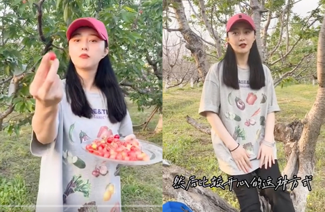 范冰冰520时晒影片，一心忙工作。（图／翻摄自范冰冰微博）