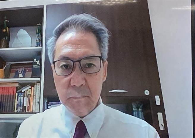 中华民国防疫学会理事长王任贤今出席「520蔡政府施政总检讨-超前部署的防疫政策在哪里﹖」记者会。（国政基金会提供／林周义台北传真）