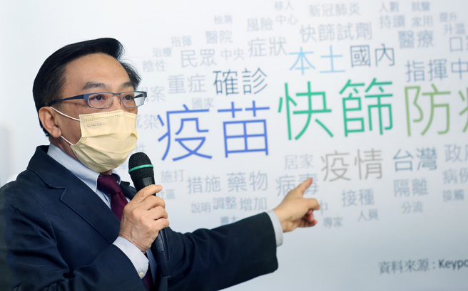 新冠肺炎疫情持续延烧，国政基金会21日举办「520蔡政府施政总检讨-超前部署的防疫政策在哪里？」记者会，基金会永续发展组召集人陈宜民痛批，蔡政府防疫政策荒腔走板导致疫情失控。（范扬光摄）