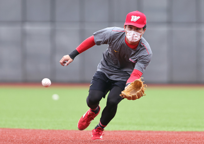 味全龍李凱威。（味全龍提供）