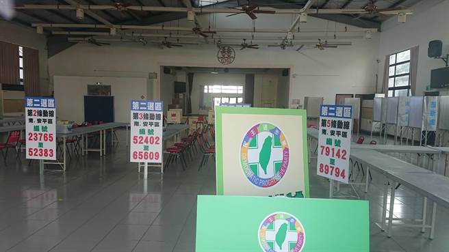 民進黨黨職選舉22日展開，台南市黨員爆增，投開票所8處增至11處。（程炳璋攝）