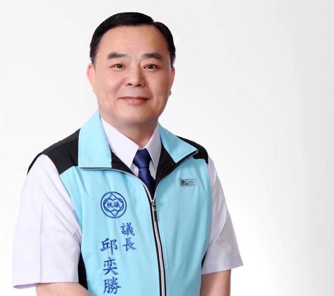 桃园市议长邱奕胜。（邱奕胜办公室提供）