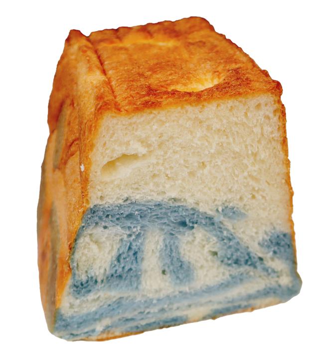 city’super台中店独家限定，三牧田麵包专门店－浮世绘富士山手撕生吐司，180元。（city’super提供）