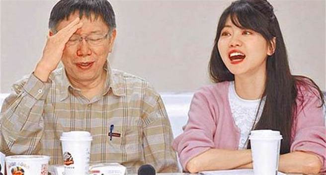 台北市长柯文哲（左）、民进党立委高嘉瑜（右）。（本报资料照片）