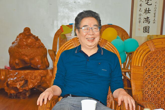 前水利会长谢福弘获得苗栗政坛蓝营共识推举参选苗栗县长。（谢明俊摄）