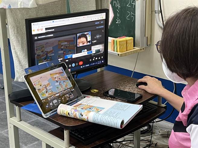 彰化县政府上周五宣布23日至29日，彰化县高中以下学校暂停实体课程，全面改採远距线上教学。（彰化县政府提供／吴敏菁彰化传真）