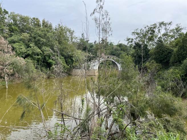 金湖分局在琼林水库的沼泽发现梁男遗体，报请检察官相验厘清死因。（警方提供）