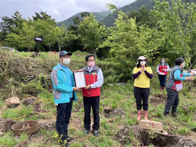 「武林大『滙』 永续水资源种树计画」23日在武陵农场启动。（武陵农场提供）