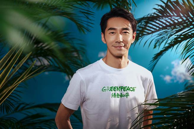 李李仁受邀擔任綠色和平環境大使。（綠色和平提供）