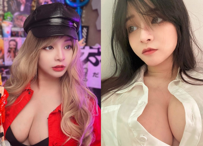 郭鬼鬼常玩cosplay，不過這次不是扮警察，而是模仿台北市議員徐巧芯。（圖／取自郭鬼鬼IG）