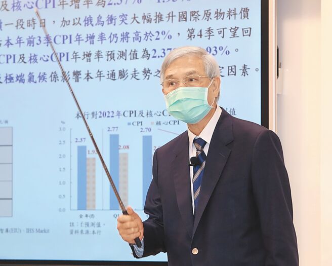 央行總裁楊金龍3月17日在央行理監事會後，出面說明在美國聯準會決定升息1碼後，台灣央行將跟進，升息1碼。（鄭任南攝）