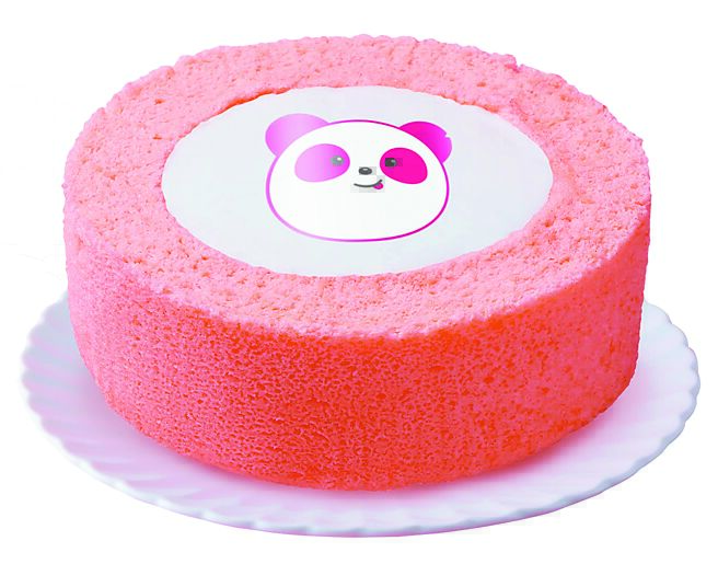 全联We Sweet×foodpanda草莓生乳酪蛋糕，79元。（全联提供）