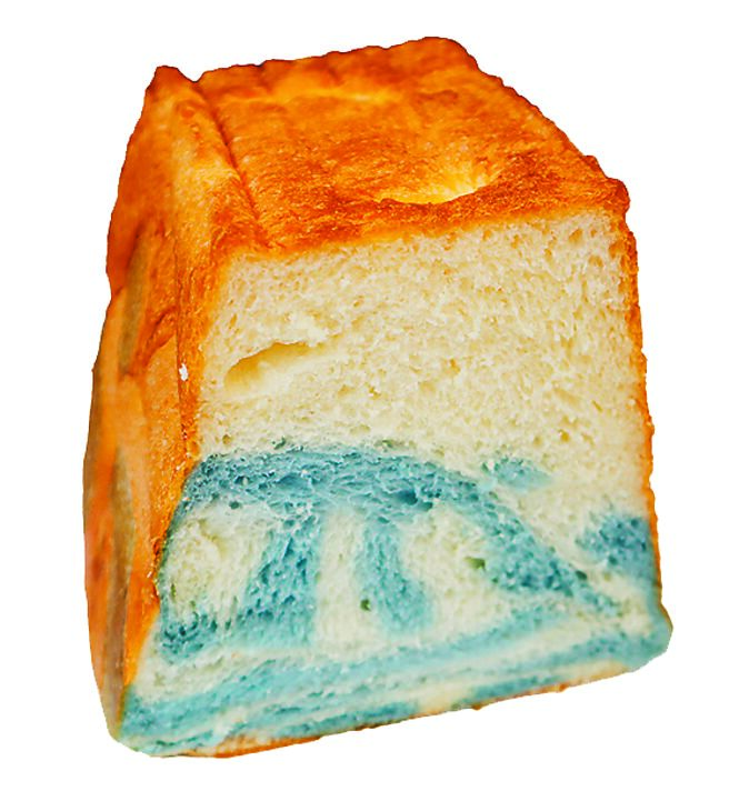 city’super台中店独家限定，三牧田麵包专门店－浮世绘富士山手撕生吐司，180元。（city’super提供）