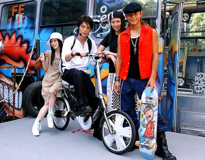 《西街少年》四大主演，王心凌、霍建华、刘品言、孙协志。（取自网路）