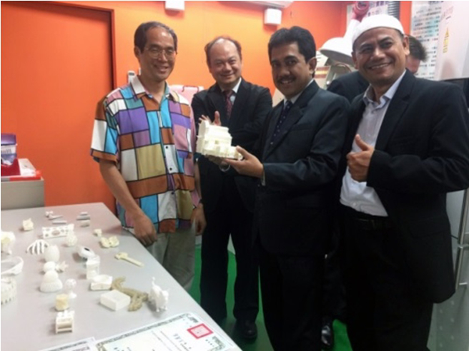 UNS大学参访团对龙华科大深耕产学合作、强化产学链结实务，留下深刻印象。（疫情前照片）